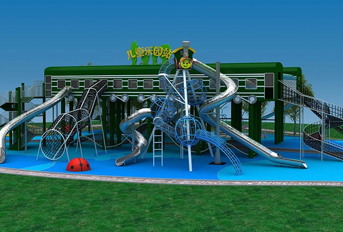 不锈钢滑梯厂家对围栏的三个设计要求